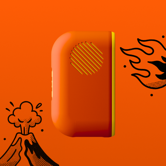 Orangener Sleeve